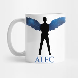 Shadowhunters / The mortal instruments - Alec Lightwood / Matthew Daddario angel (blue galaxy wings) - Malec gift idea Mug